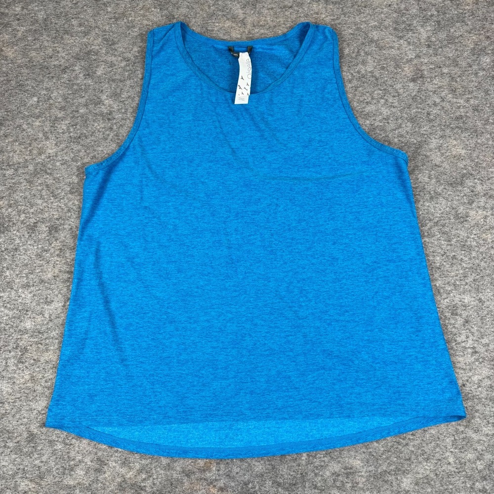 Oiselle Tank Top Polyester Stretch‎ Blue Womens 12
